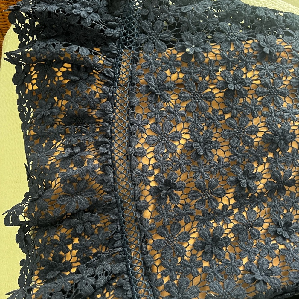 Michael Kors Floral Lace Dress dark navy - Picture 6 of 6